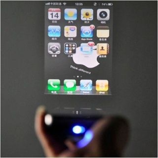 Genuine Iphone 4/4s Pico Pocket DLP Projector   Up to 60 Screen Size 