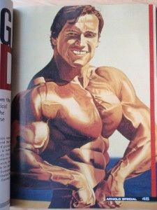 ARNOLD SCHWARZENEGGER MuscleMag special bodybuilding magazine (poster 