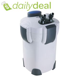   Saltwater & Fresh Aquarium Canister Filter 265gph 3 stage 75 Gal
