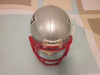 2009 new england patriots game used helmet leigh bodden time