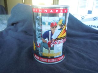 1997 IVAN RODRIGUEZ PINNACLE CARDS IN A CAN NEW UNOPENED CAN