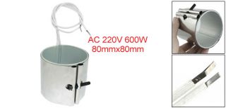 220V 600W 80 x 80mm Heating Element Band Heater for Plastic Injection 