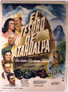 119 El Tesoro de Atahualpa, original Mexican movie Poster, Ana Luisa 