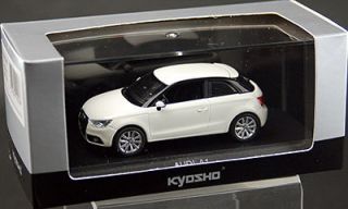 Audi A1 2010 Amalfi White Kyosho Model 1 43 03801AW