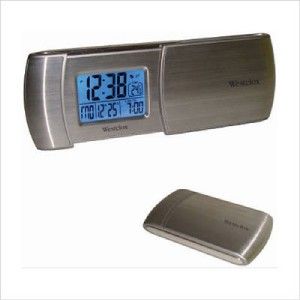 Westclox Tech LCD Thin Travel Alarm Clock 70027