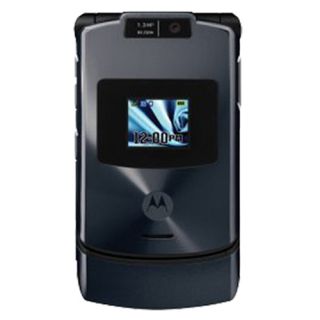   Motorola RAZR V3xx Gray GSM Unlocked ATT Tmobile Flip Cellphone