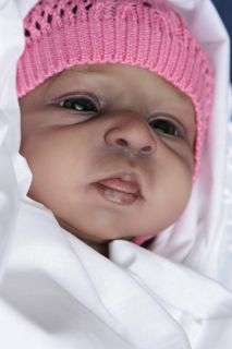 AA Ethnic Biracial Reborn Baby Girl Jamie by Olga Auer