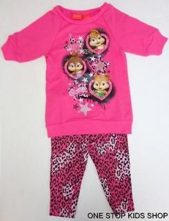   6X Outfit TUNIC SET Shirt Pants ALVIN AND THE CHIPMUNKS