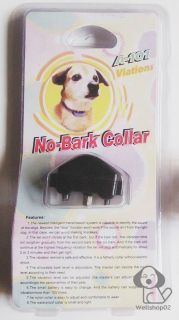 Anti bark stop dog training bark control pet collar product accessory 