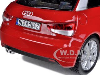   new 1 24 scale diecast model car of audi a1 red die cast car model
