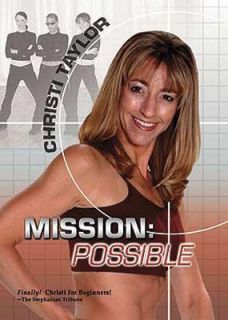 Christi Taylor Mission Possible Step Aerobic DVD New SEALED Workout 