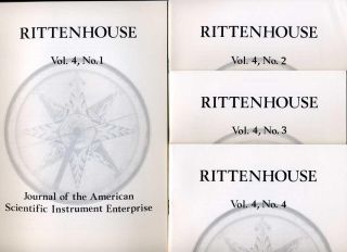 Barometers Hanks Instrument Rittenhouse Vol 4 4 Issues Elizur Wrights 