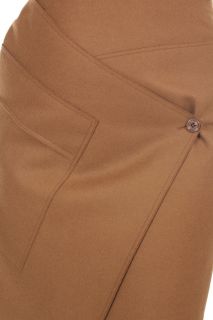 Neil Barrett New Woman Mini Skirt NGO134 3105 Brown Made in Italy 