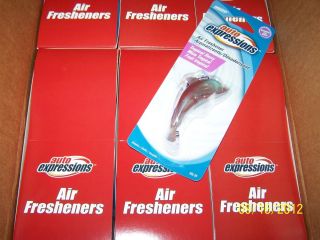 Lot of 30 pieces Auto Expressions Car Vehicle air freshener one case 