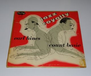 Earl Hines LP Count Basie Jazz Royalty Emarcy 26023 10 inch Piano 