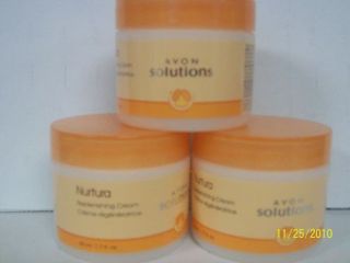 Avon Solutions Nurtura Replenishing Cream Lot of 3