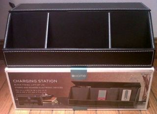 Charging Station stores powers electronic devices NIB 3 outlet power 