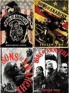 Sons of Anarchy Seasons 1,2,3,4 Seasons 1 4. Brand new 