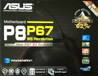 Asus P8P67 WS Revolution B3 Revision ATX Motherboard LGA 1155