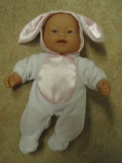 Mini 8 Berenguer Baby Doll Bunny Costume PJs 4 Teeth Smiling Mouth 