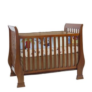 Baby Cache Essentials Sleigh Crib   Chestnut