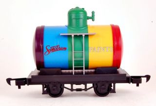 Bachmann G Scale Train Shorty Tank Car Spectrum Paints 98089