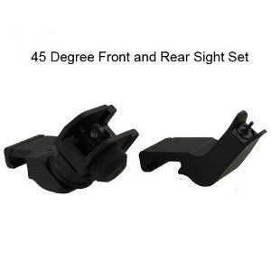 Tactical BUIS Backup Iron Sights Rapid Transition Offset Sight US 