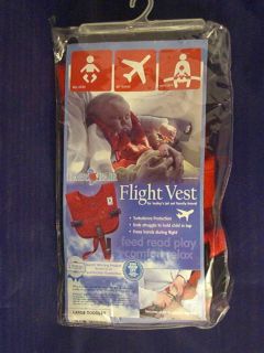 Baby Bair Bair Flight Vest for Travel Safety Restraint NIP Sz Large 