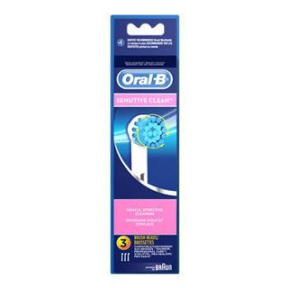 Oral B Sensitive Replacement Brush Heads EB17ES 3 Pack