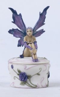 Amy Brown Ballet Girl Dancer Fairy Jewelry Trinket Box