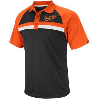 Majestic Baltimore Orioles Absolute Speed Synthetic Polo Black Orange 