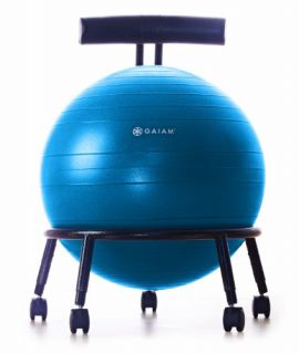 Features of Gaiam Custom Fit Balance Ball Chair (Adjustable)