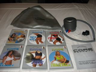 Gunnar Petersons Core Secrets Fitness Ball, Pump, and 6 DVDs