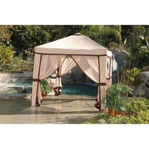 New Resort Style Outdoor Backyard Patio Pool Cabana Canopy Sun Shelter 