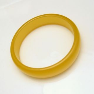   Moonglow Statement Bangle Bracelet Butterscotch Large 8 In