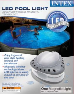 Intex Above Ground LED Magnetic Swimming Pool Lights