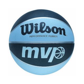 Wilson MVP Basketball Size 7 Mens Youth Black Blue New
