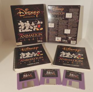 Disney The Animation Studio Amiga Software Vintage Complete