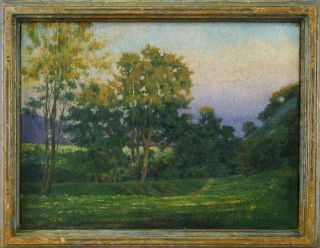 Cyrus Bates Currier Ohio/California ~ Impressionist Landscape Oil 