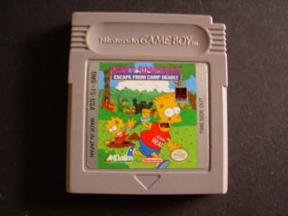 Bart Simpsons Escape from Camp Deadly (Nintendo Game Boy, 1993)6 