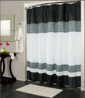   Luxury Fabric Shower Curtain Bathroom Accessories 70 x 72