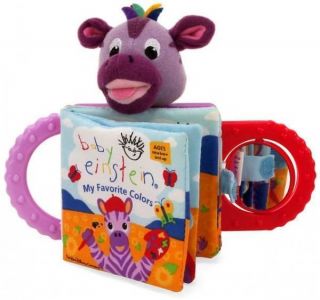 Baby Einstein My Favorite Colors New Rattle Toy Book by Disney 