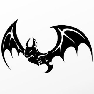 Vinyl Bat Decal Sticker Dracula Vampire Batman KRWW8