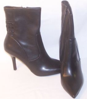 Nine West Womens Shoes Ankle Boots Bailey Black 10 5