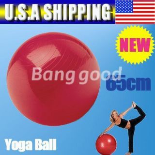 Sporting Equipment Yoga Fitness Exercise Gym Inflatable Balls 65 cm 26 