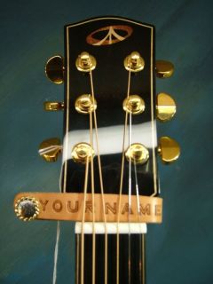   Strap Button with Your Name on It for Bedell Guitar