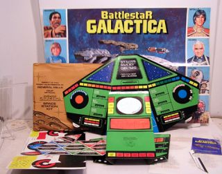 1978 BATTLESTAR GALACTICA Cardboard Space Station Kit from GENERAL 