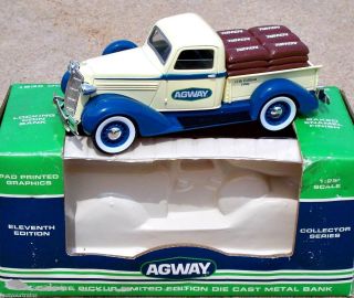 1996 SpecCast Agway 1936 Dodge Pickup Truck Bank with Bag Load #11
