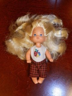 Barbie Kelly Doll 1976 Vintage Mattel Blonde Baby A B C Outfit 5 