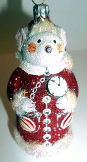 Patricia Breen 3 Bejeweled Christmas Mouse Ornament